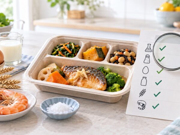 宅配食の添加物・塩分・アレルギー表示、確認しておきたいポイント